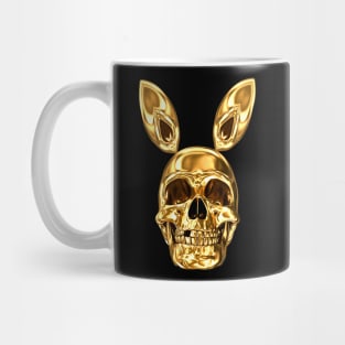 Golden Magic SKULL Rabbit | Missing Tooth Acid Bunny Skull Psychedelic POPART & Design by Tyler Tilley (tiger picasso) Mug